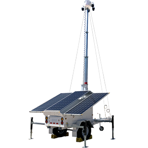 mobile surveillance trailer
